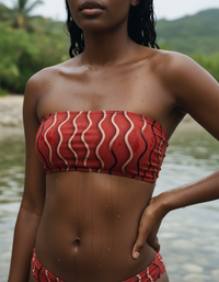 Lava Falls Kizuna Bandeau Bikini Top