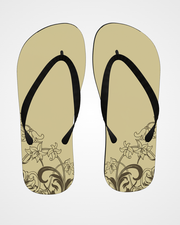 Art Nouveau flip flops