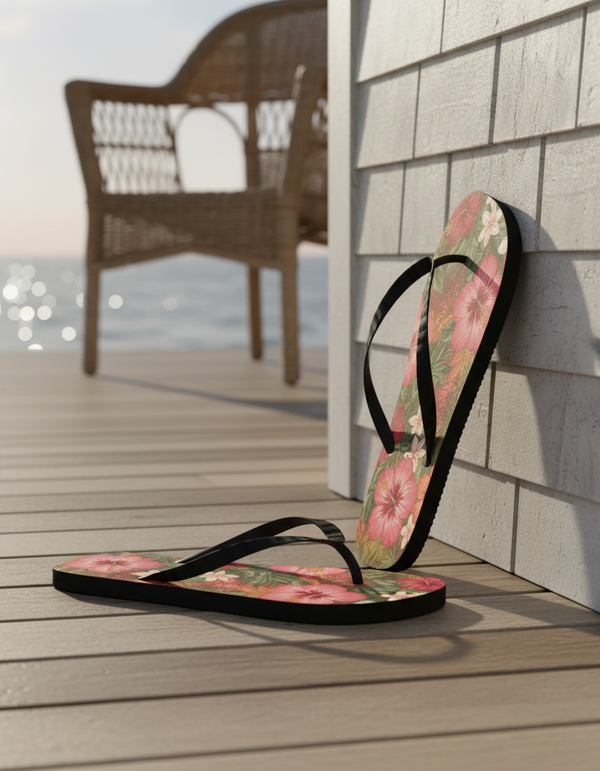 Tropical Collection flip flops