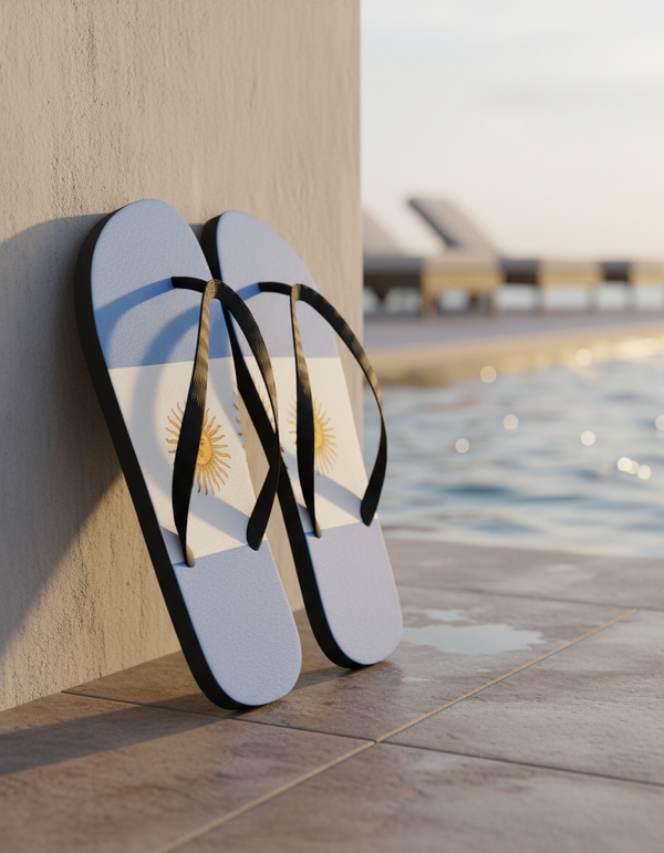 Argentine Collection flip flops