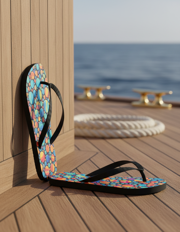 Opal Collection flip flops