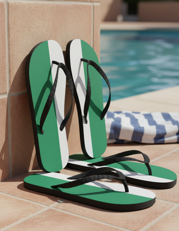Nigerian Collection flip flops