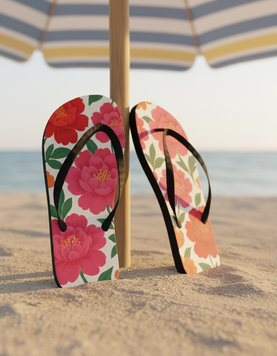 Peony Flip Flops flip flops