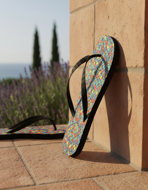 Kaleidoscope Flip Flops bikini — Dripper