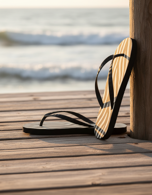Stripes Flip Flops bikini — Dripper