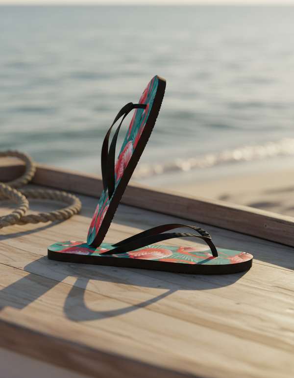 Tropical Bliss Vivid Flip Flops