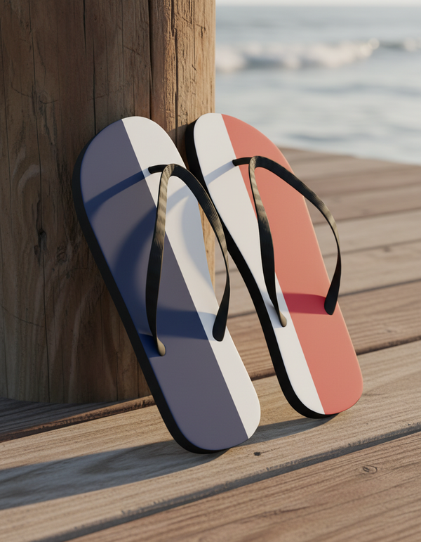 French Collection flip flops