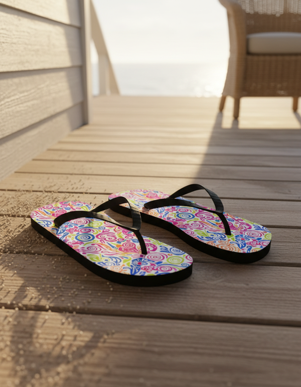 Batik Collection flip-flops