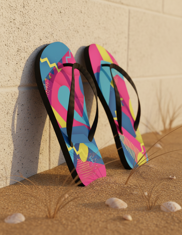 Memphis Collection flip flops