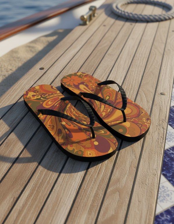 Groovy Collection flip flops