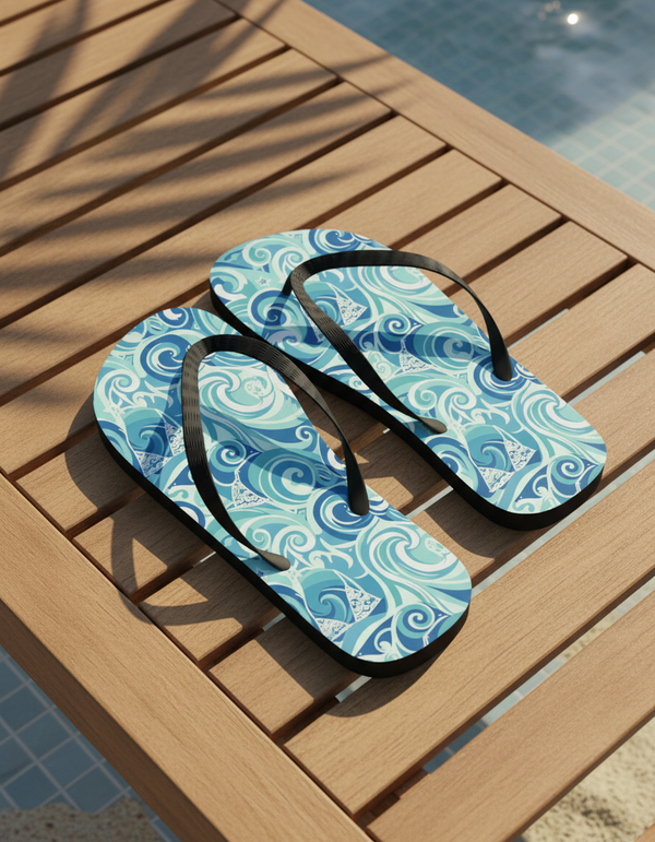 Ocean Collection flip-flops