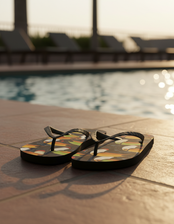 Toucan Collection flip flops