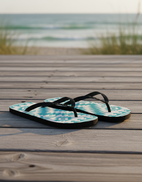 Tribe flip flops