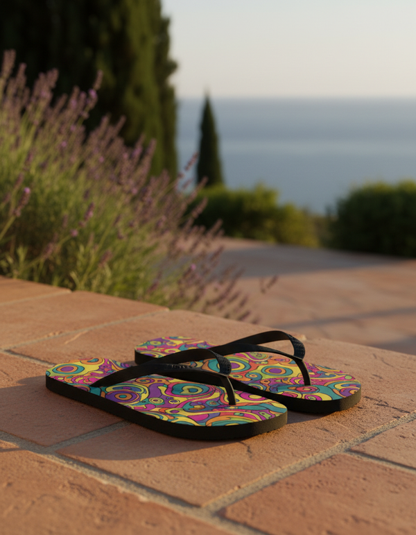 Groovy Collection flip-flops