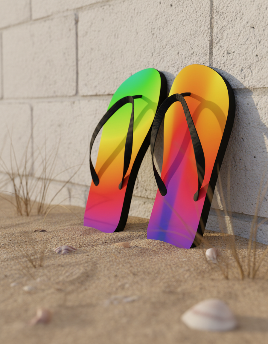 Lustre flip flops — view 1 of 2