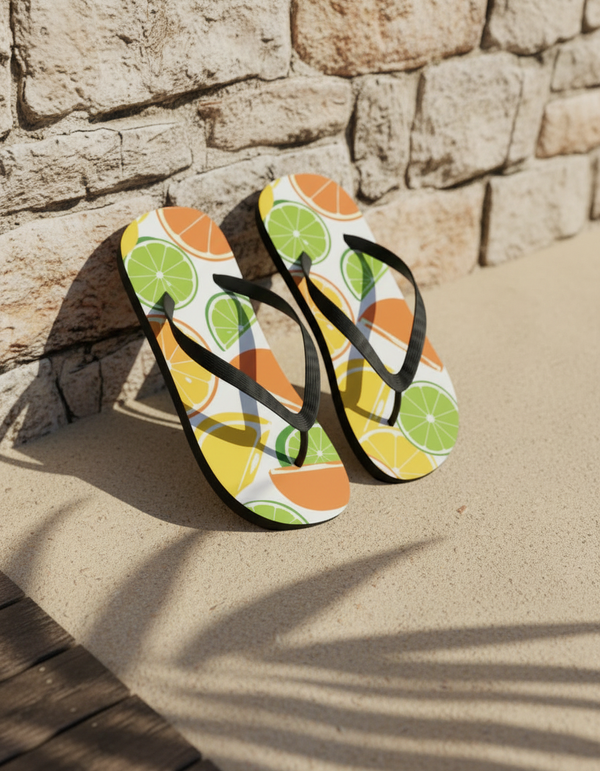 Citrus Mix flip-flops