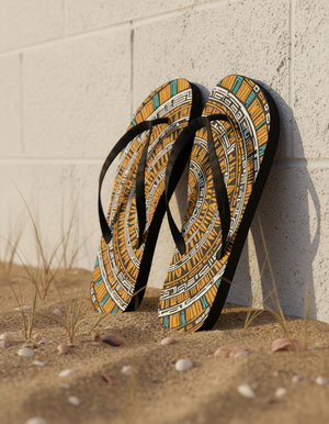 Quetzal Flip Flops
