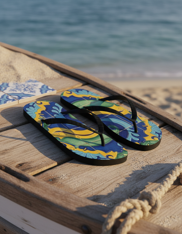 Azulejo Flip Flops bikini — Dripper