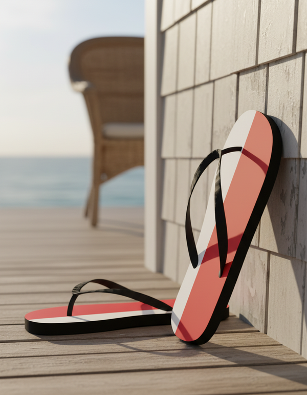 Peruvian Flag flip-flops