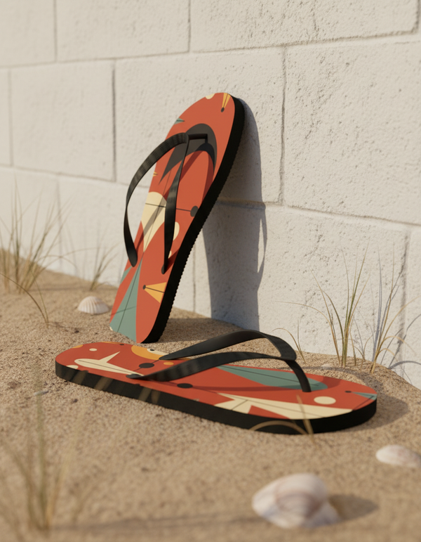 Mid-century Collection flip flops