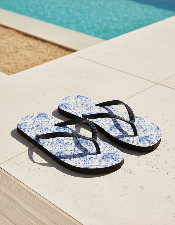 Cobalt Flip Flops bikini — Dripper