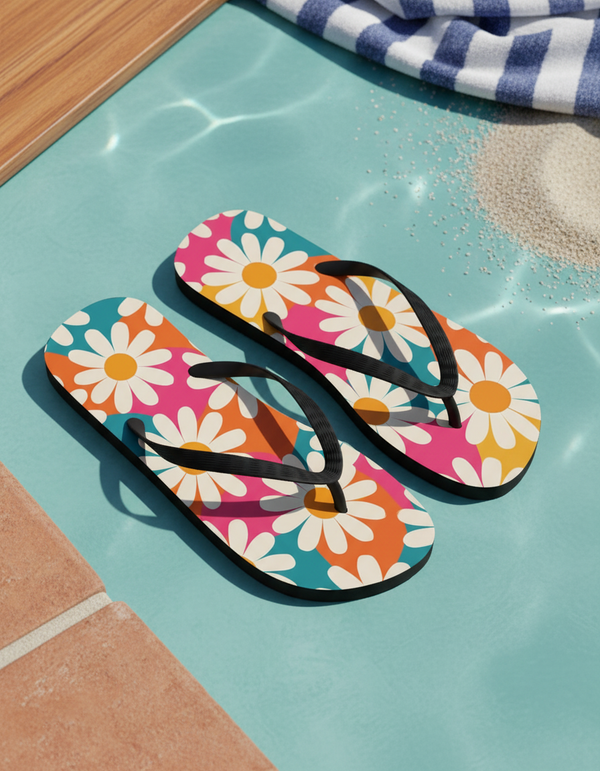 Daisy Collection flip flops