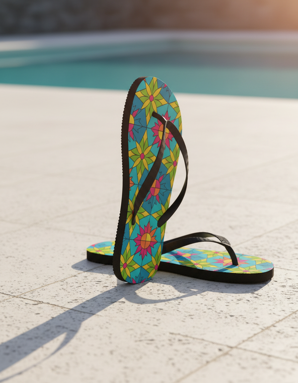 Kaleido Flip Flops bikini — Dripper