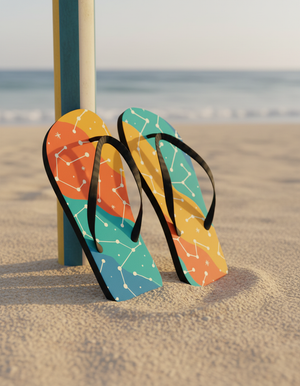 Cosmic Dream Nebula Flip Flops