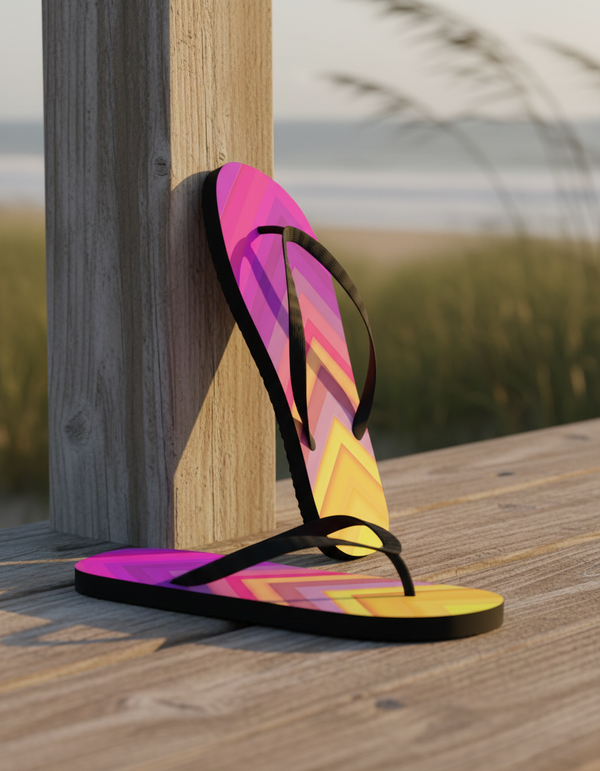 Chevron Collection flip flops
