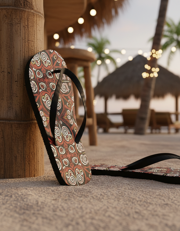Cultural Charm Kete Flip Flops