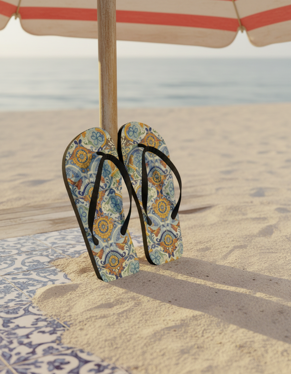 Azulejo Flip Flops bikini — Dripper