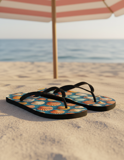 Coral Flip Flops flip flops