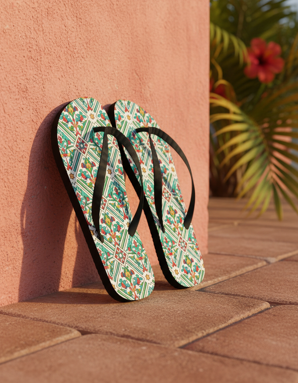 Kaleidoscope Flip Flops bikini — Dripper