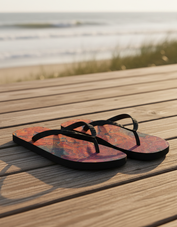 Kaleidoscope Flip Flops bikini — Dripper