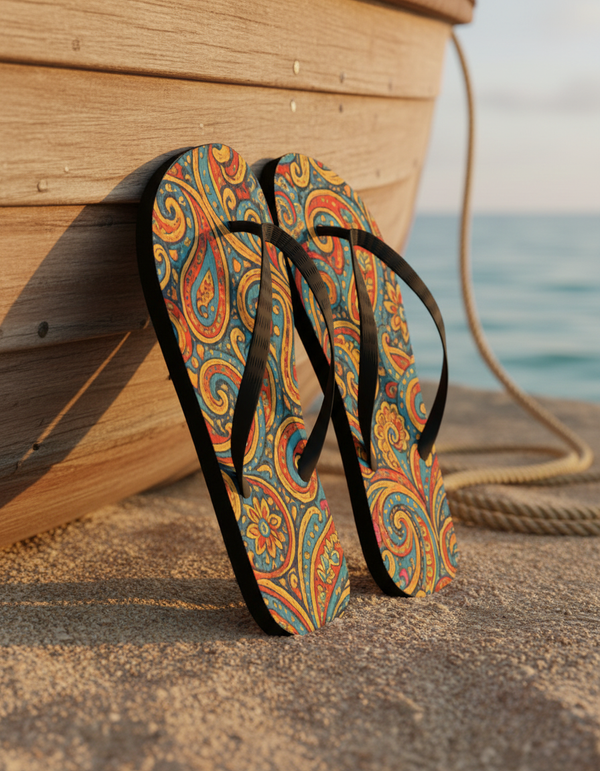 Kaleidoscope Flip Flops bikini — Dripper