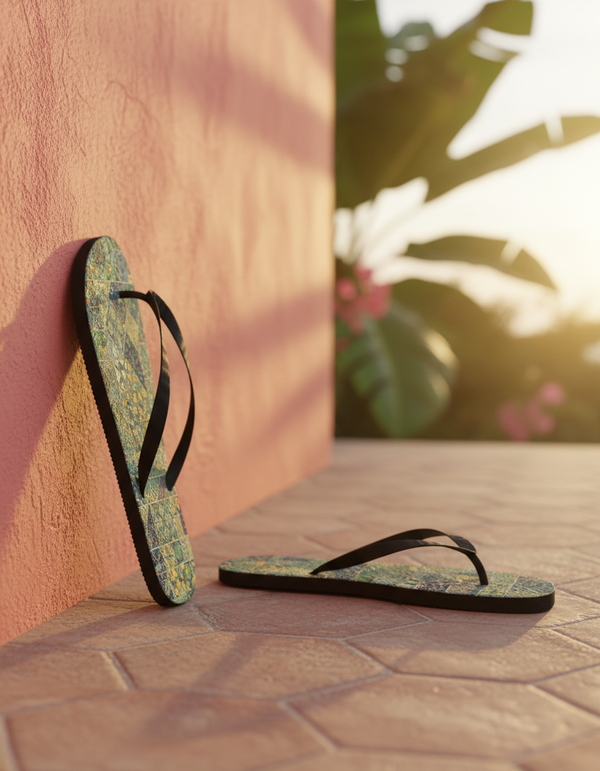 Desert Oasis Riad Flip Flops