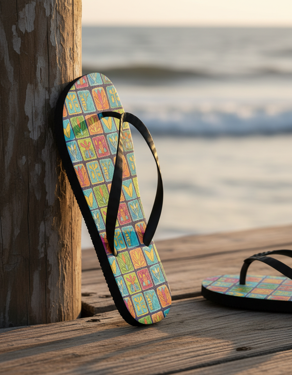 Egyptian Collection flip flops