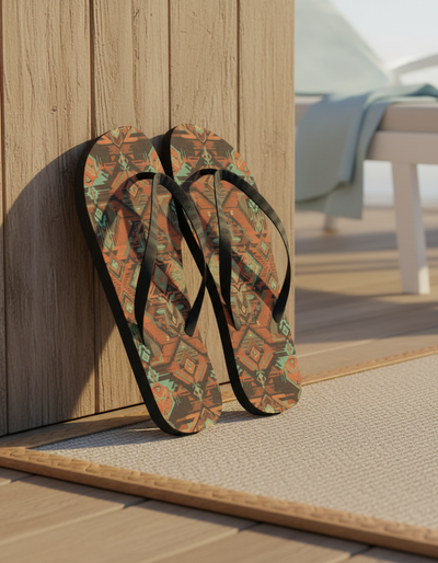 Tribal Flip Flops flip flops