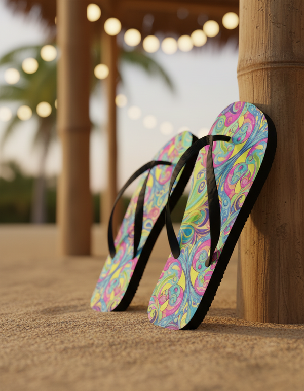 Iridescence Flip Flops bikini — Dripper