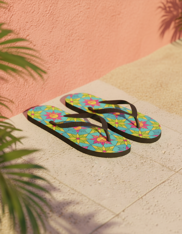 Mosaic Collection flip flops