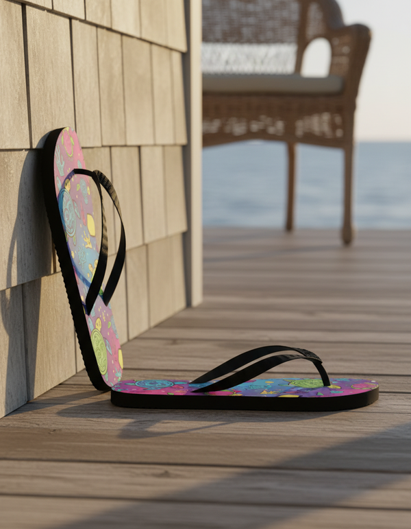 Coral Flip Flops bikini — Dripper