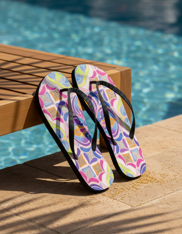 Kaleido Flip Flops bikini — Dripper