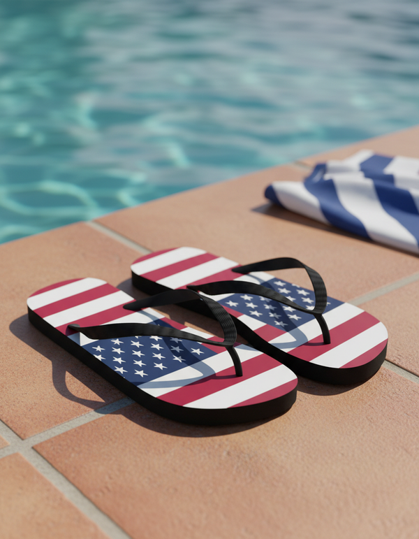 American Collection flip flops