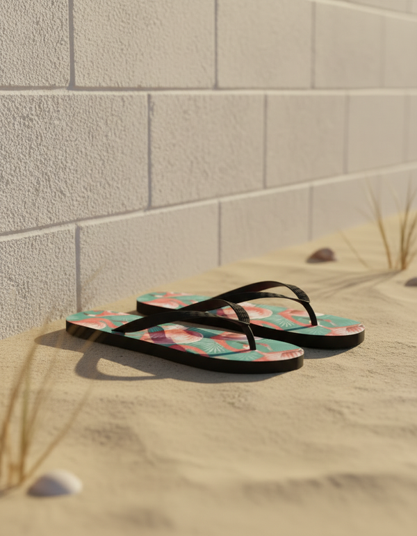 Flamingo Collection flip-flops