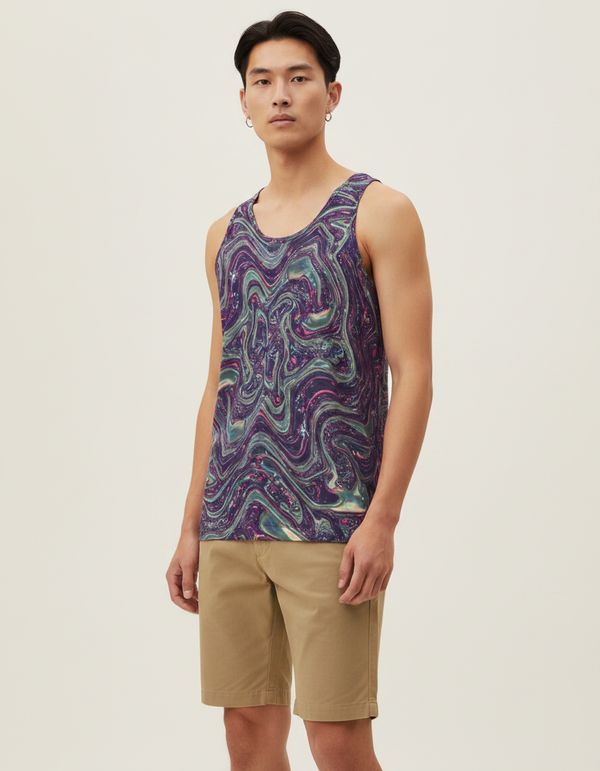 Glint Tank Top Men's Tank Top — Dripper