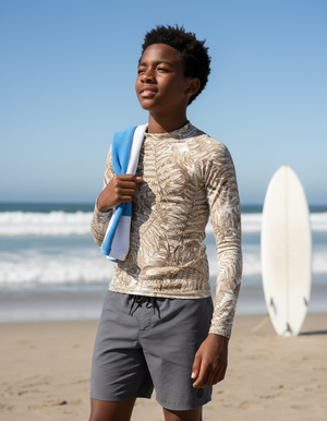 Angora Emerald Youth Rash Guard Youth Rash Guard — Dripper