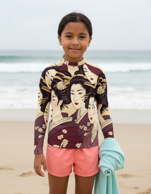 Kids Rhodonite Yume kids rashguards