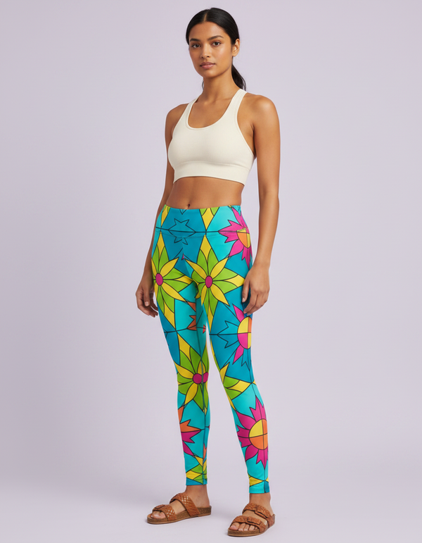 Kaleido full-length leggings