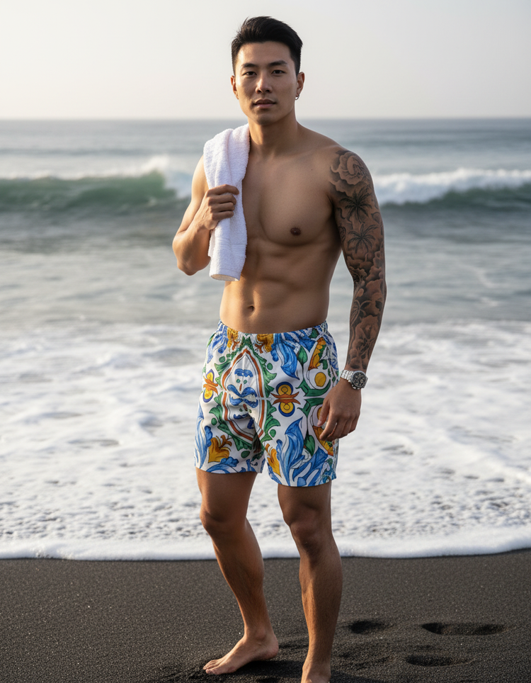 Majolica Swim Trunks
