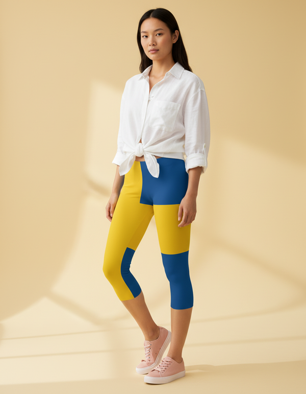 Nordic Leggings Capri Leggings — Dripper